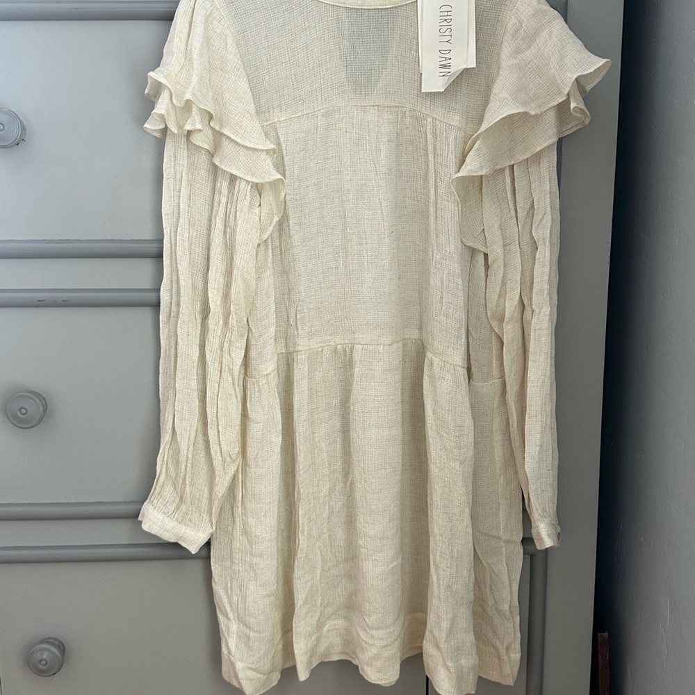 Christy Dawn NWT cream dress medium
